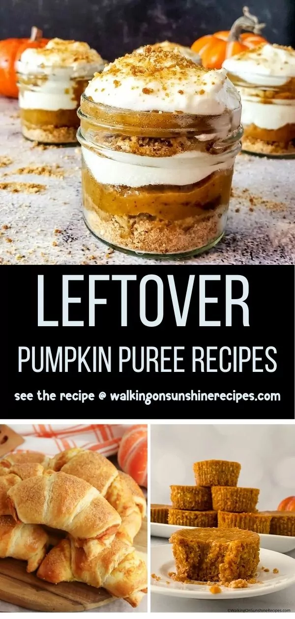 leftover pumpkin puree recipes Pinterest.