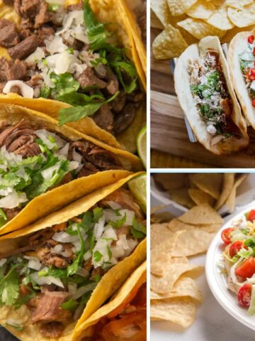 3 different Taco Recipes.