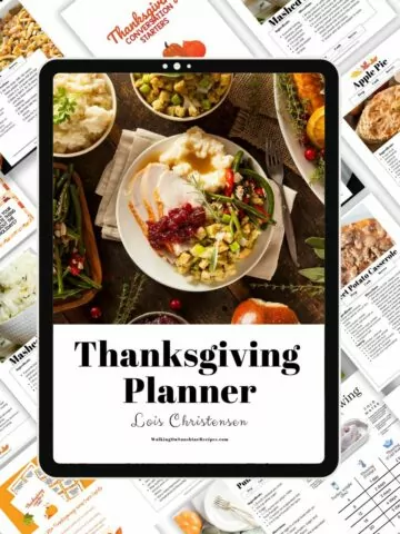 printable planner for Thanksgiving.