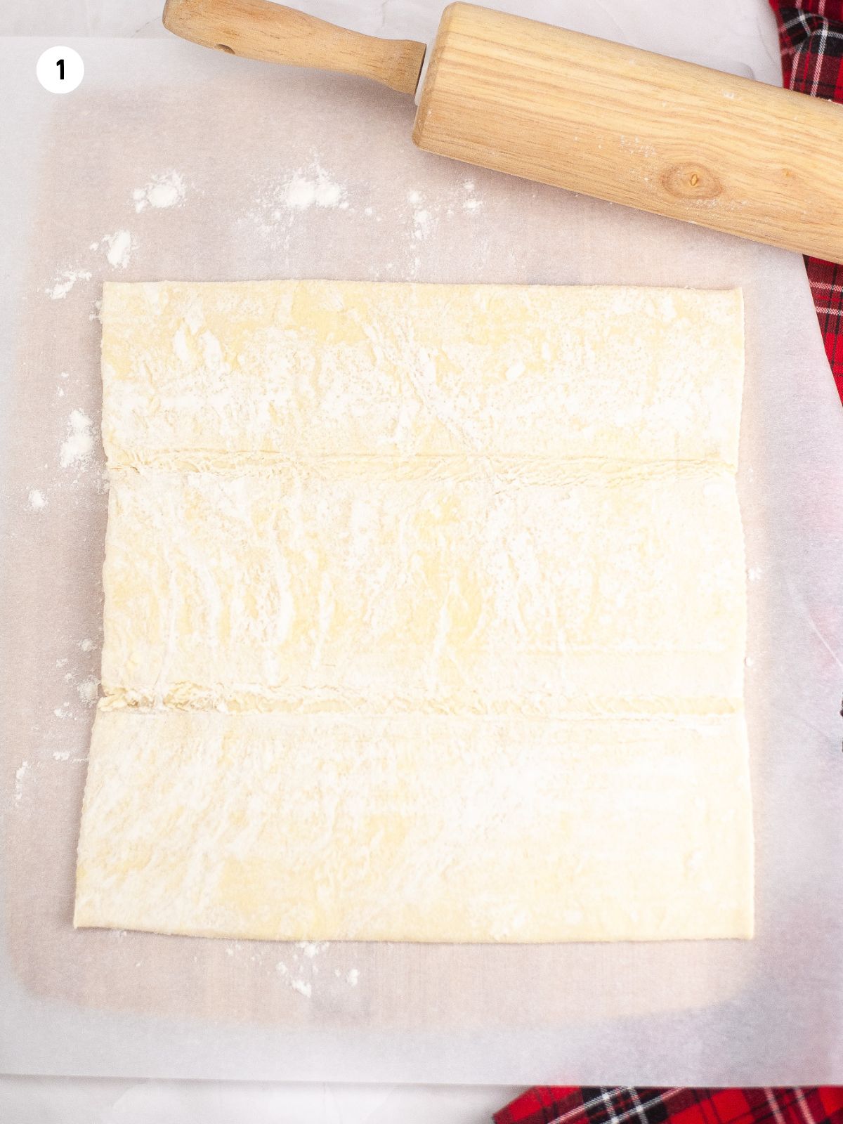 roll out puff pastry