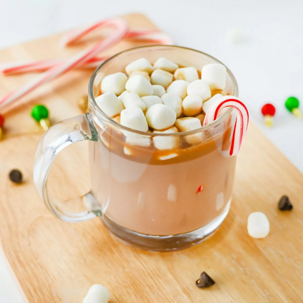 Hot Chocolate from Chocolate Chips in the slow cooker