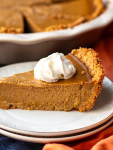 Graham Cracker Crust Pumpkin Pie MSN.