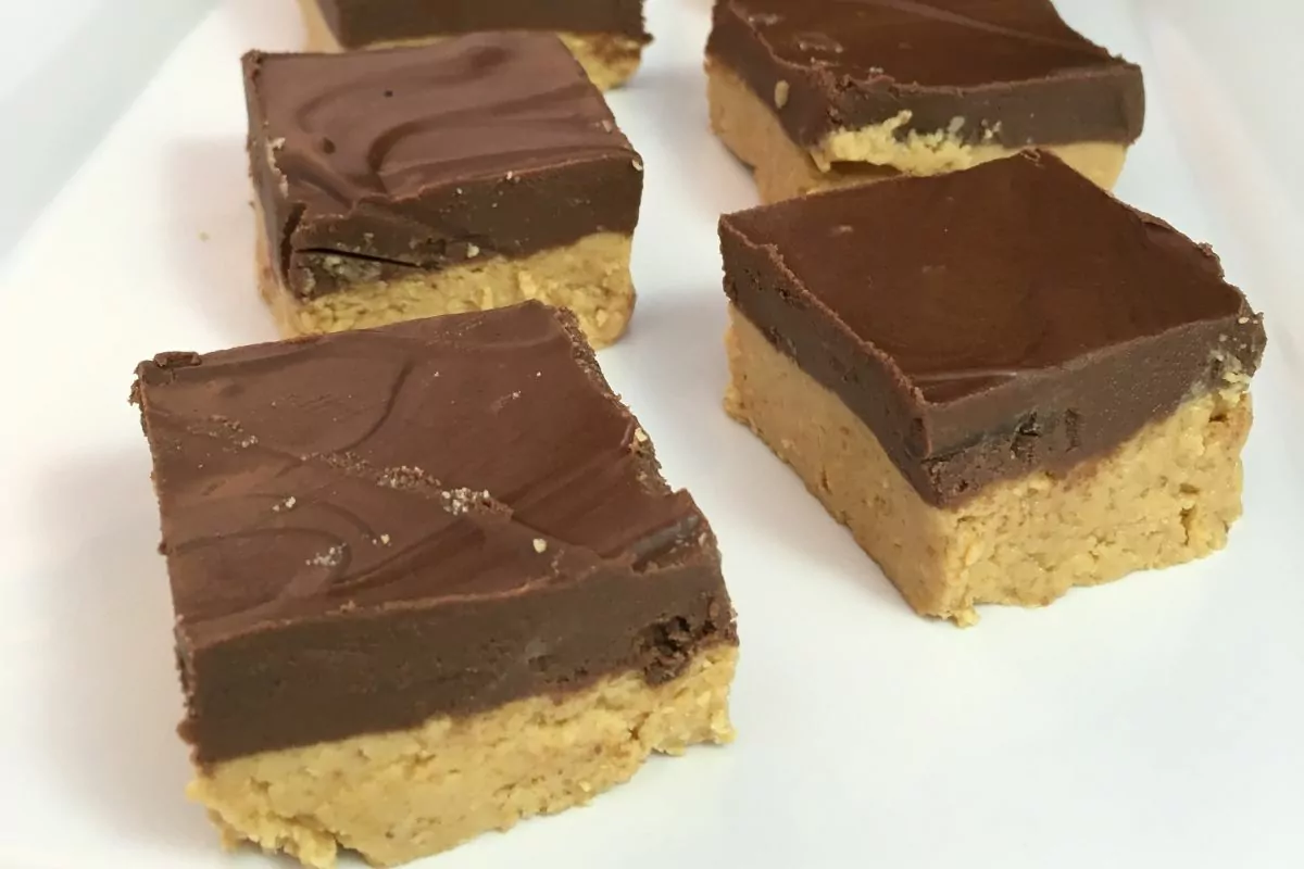 homemade peanut butter bars MSN.