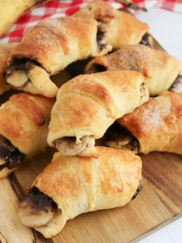 Nutella Banana Crescent Rolls-Cover image.