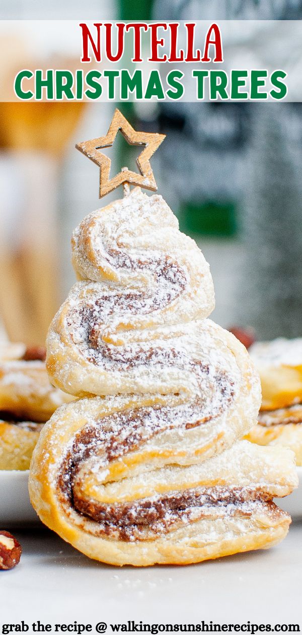 Nutella Christmas Trees on Sticks Pin