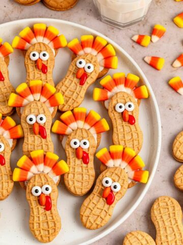 Nutter Butter Turkeys Overhead image.