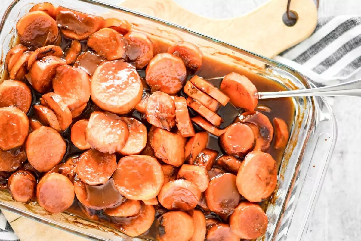 candied sweet potatoes MSN.