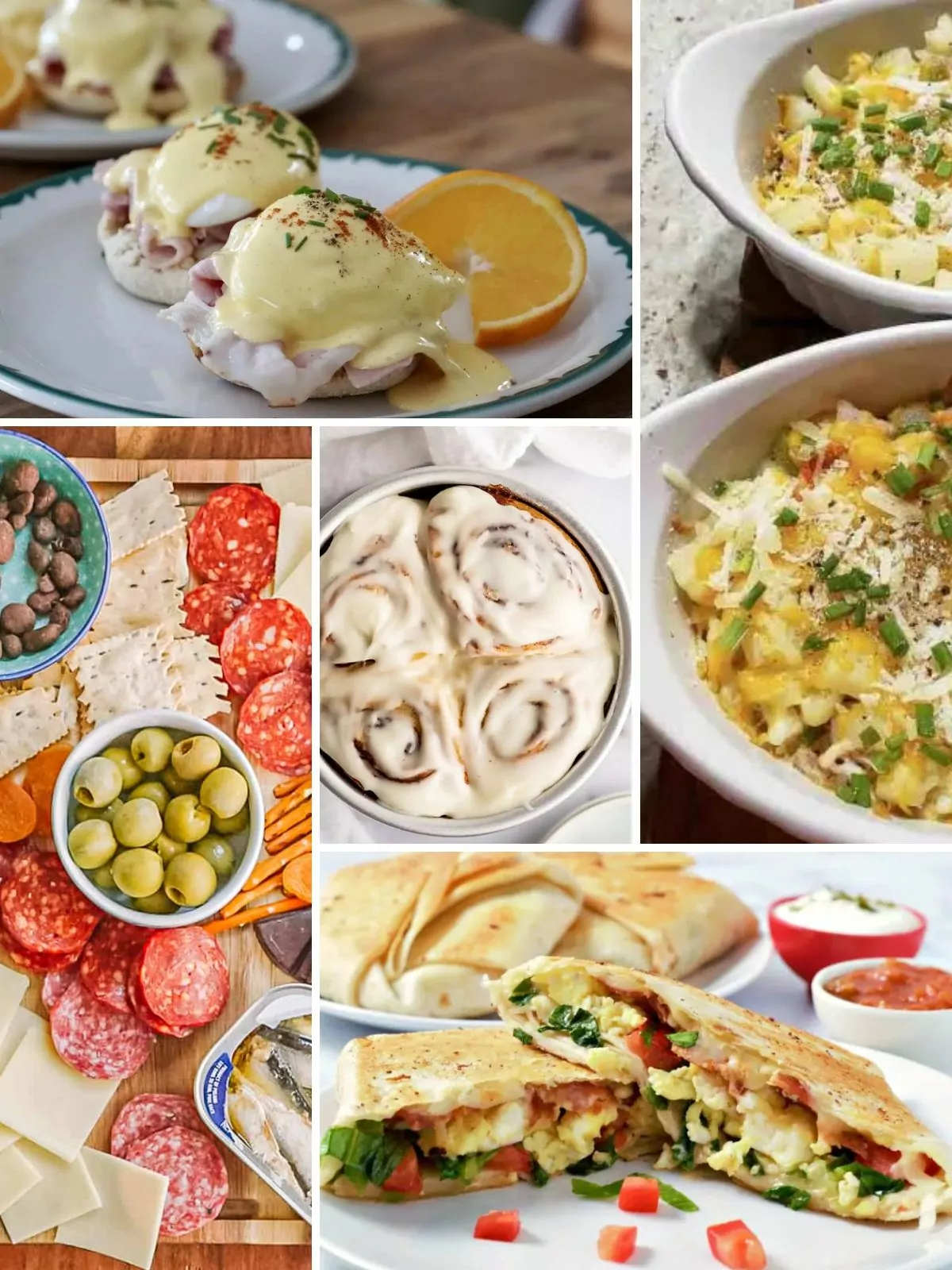 a collection of breakfast recipes to feed 2 people.