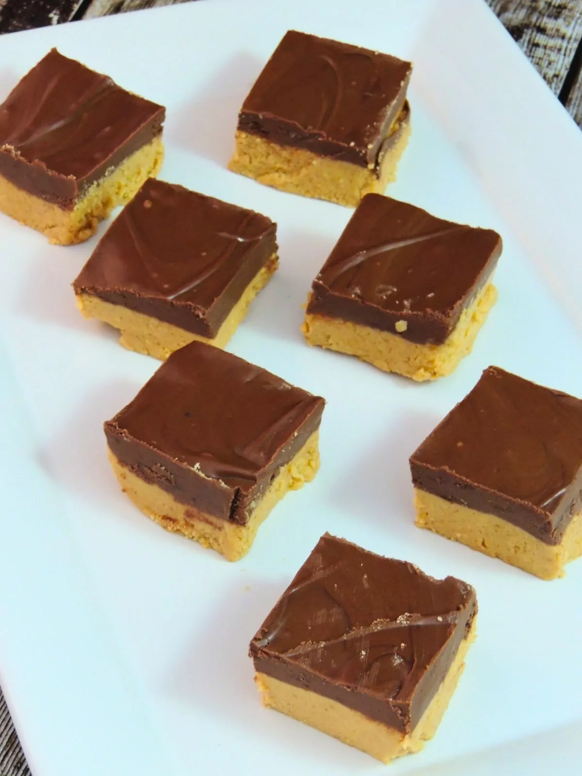 no bake peanut butter squares,