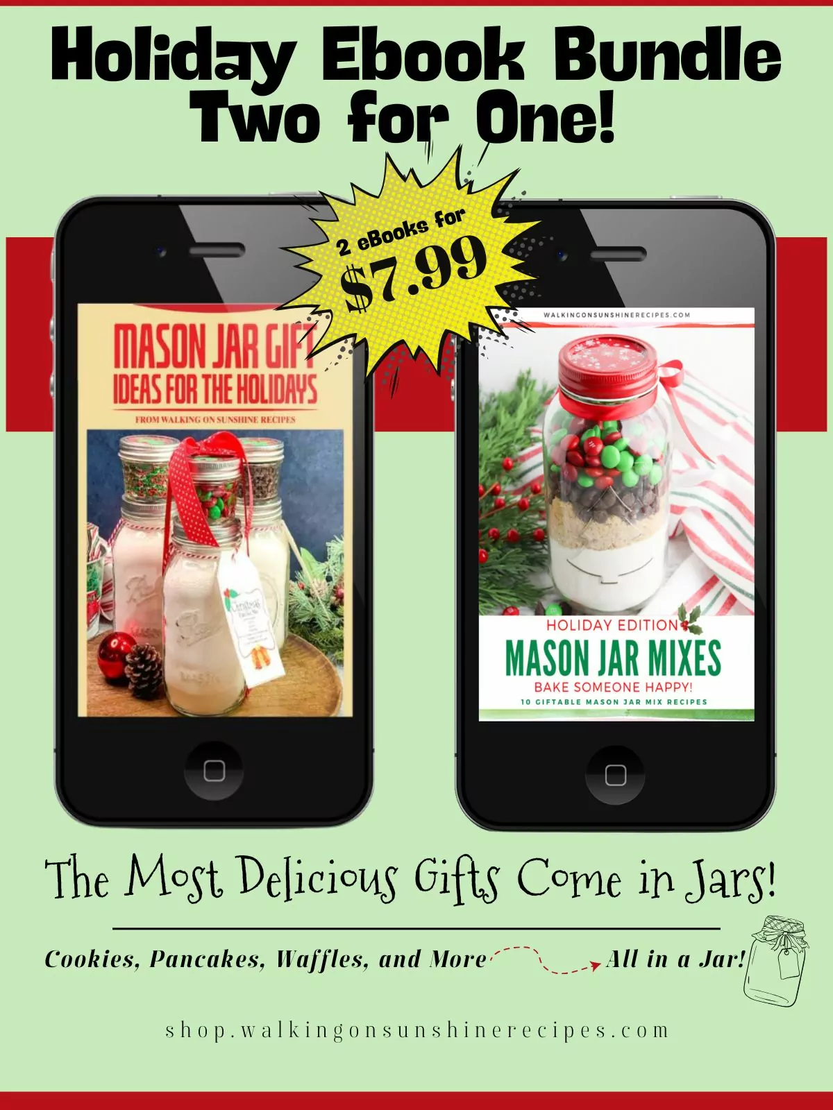 holiday mason jar mix bundle promo.