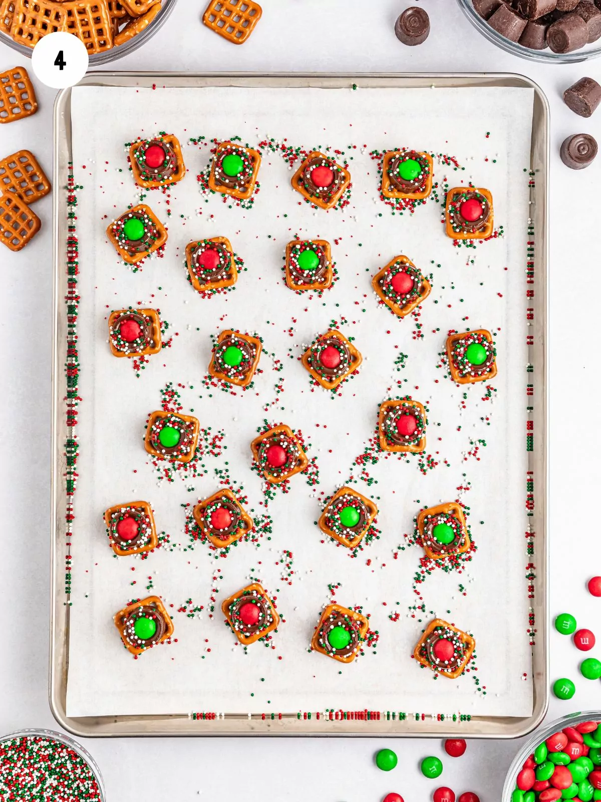 add Christmas sprinkles