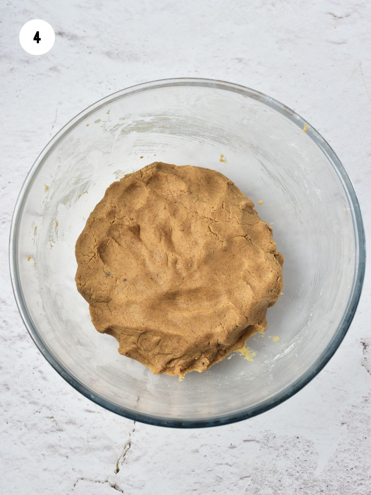 gingerbread dough in bowl