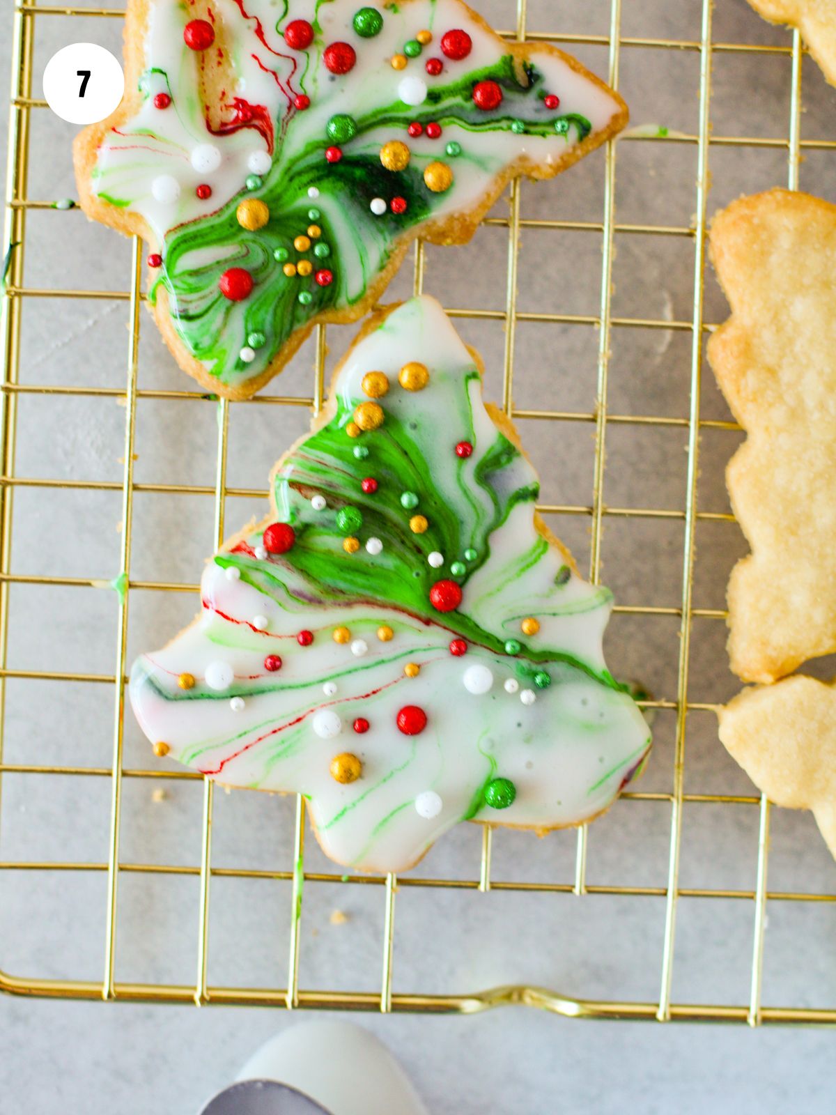 sprinkles added to icing