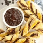 Air Fryer Puff Pastry Chocolate Twists Pin