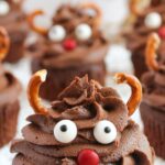 Chocolate Reindeer Cupcakes Pin