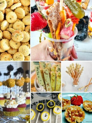 Easy Snack Recipes for New Year's Eve-Cover image.