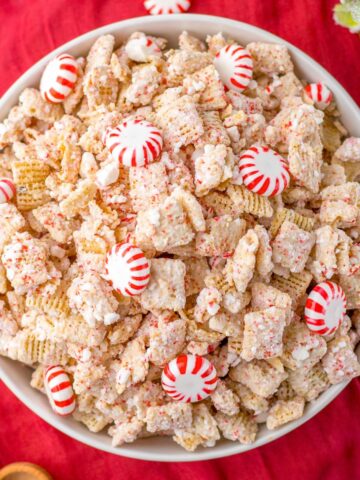 White Chocolate Peppermint Chex Mix