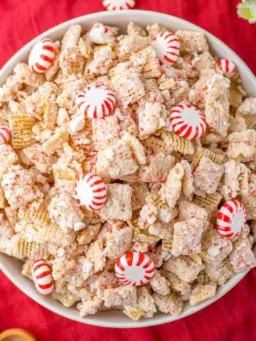 White Chocolate Peppermint Chex Mix