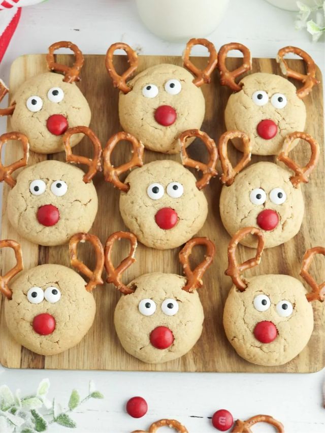 Peanut Butter Reindeer Cookies Story