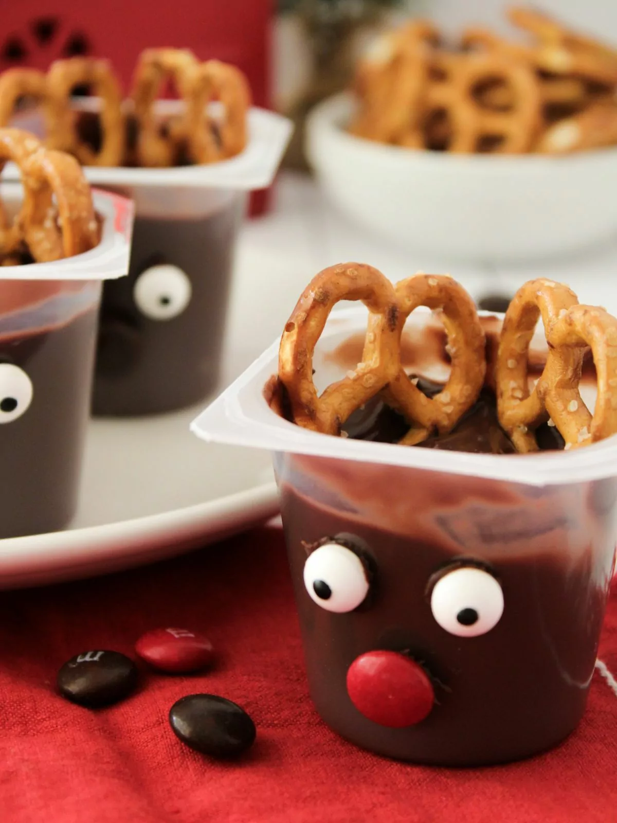 Reindeer Pudding Cups