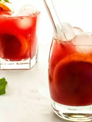 blood orange mocktail MSN.