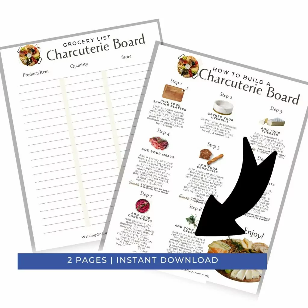 Charcuterie Board Sign Up Form Freebie.