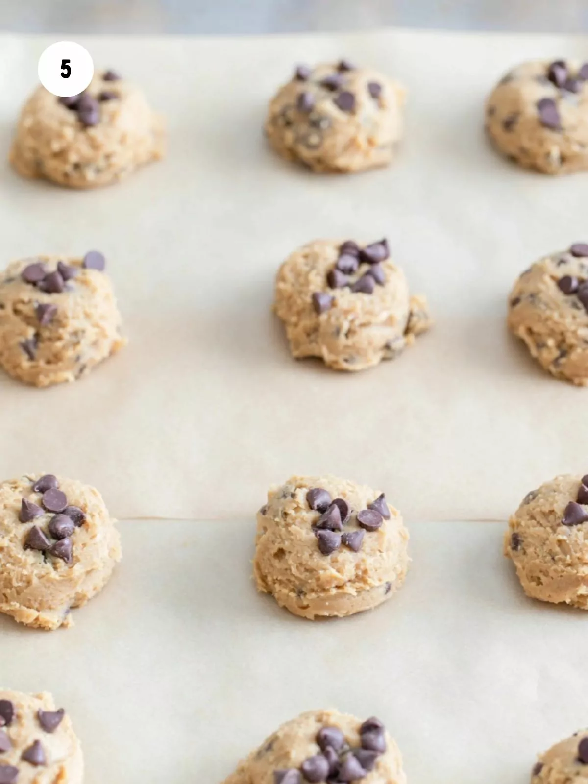 chocolate chip cookie dough mounds.