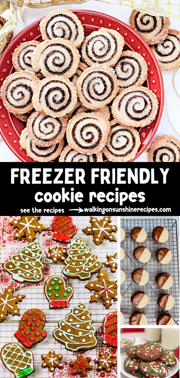 Collage of cookie recipes.