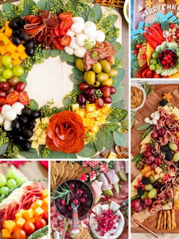 featured photo of different cheese boards with fruit and crackers.