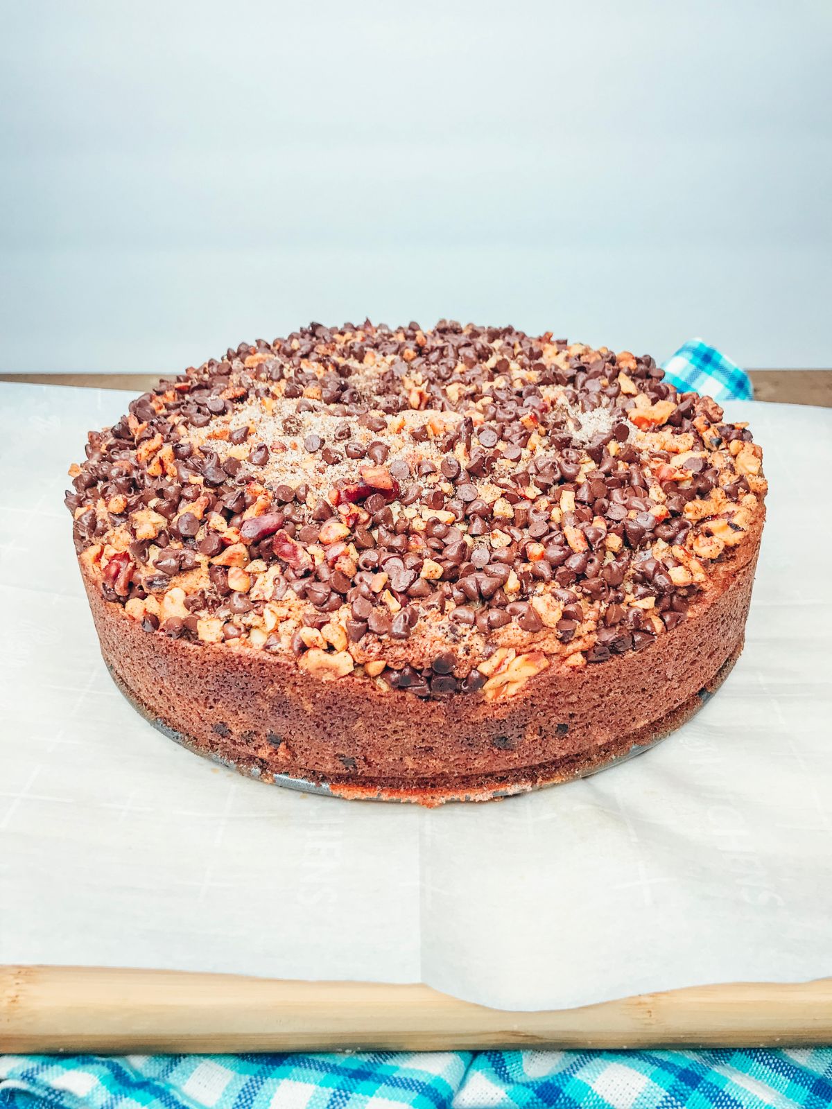 chocolate streusel coffee cake.