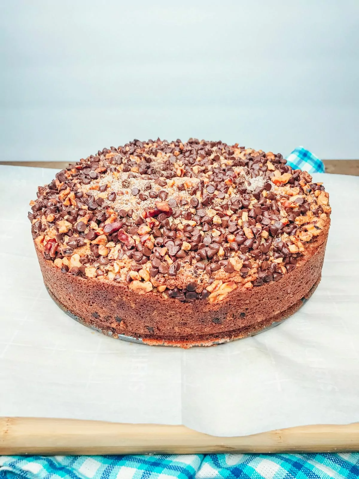 chocolate streusel coffee cake.