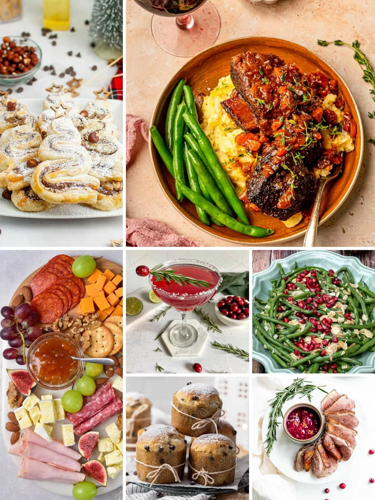 a collection of recipes to serve for Christmas Dinner.