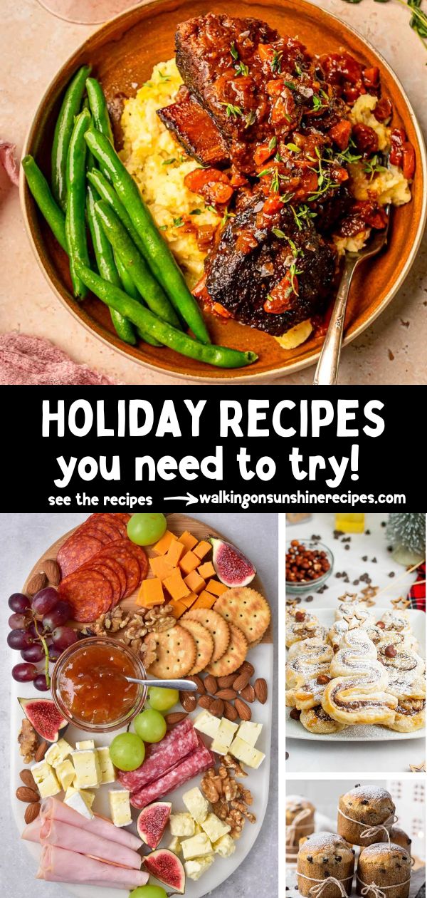 Holiday recipes you need to try.