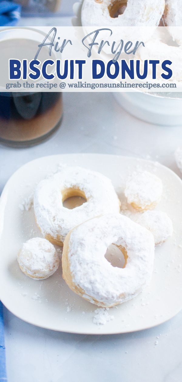 Air Fryer Biscuit Donuts with Powdered Sugar Pin