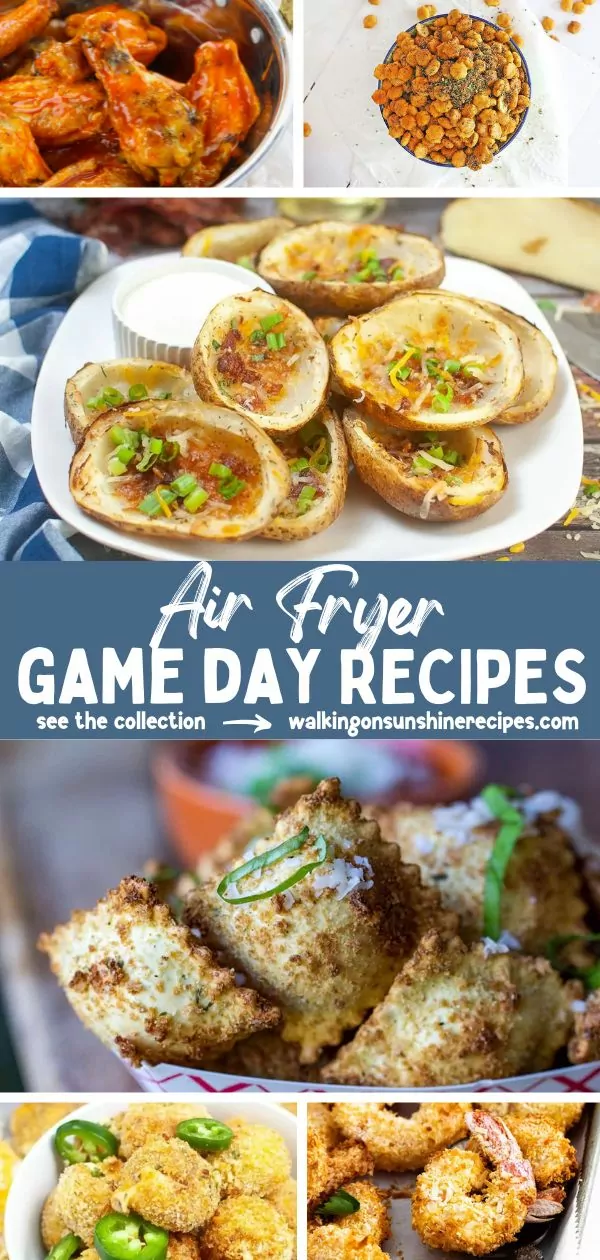 Air Fryer Game Day Recipes Pin