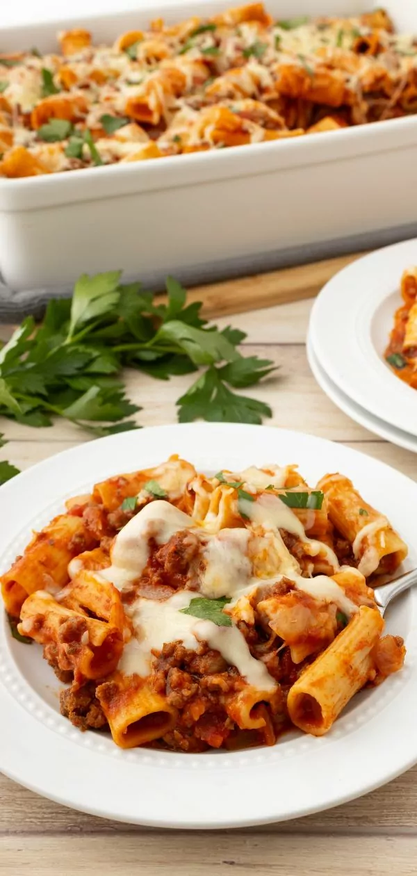 Baked Rigatoni Recipe Pin