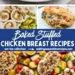 Baked Stuffed Chicken Breast Recipes pin