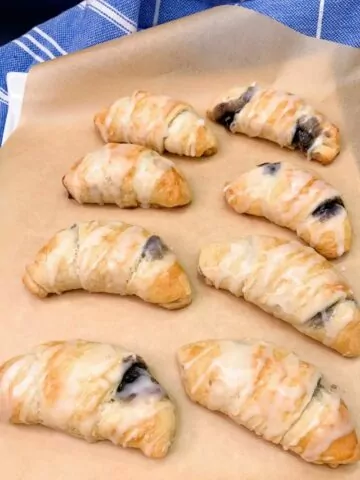 Blueberry Crescent Rolls-Cover image.