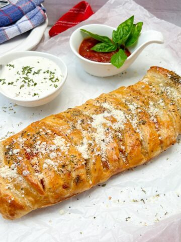 Puff Pastry Pizza Braid