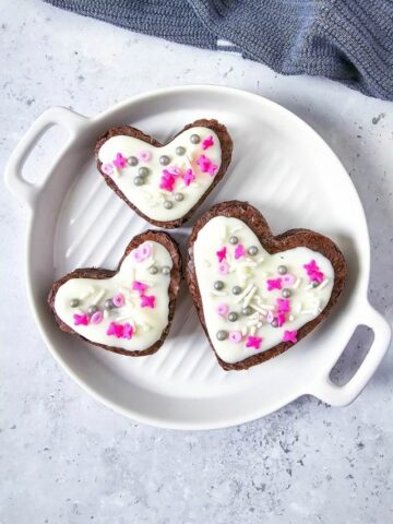 Heart Shaped Brownies-Cover image.