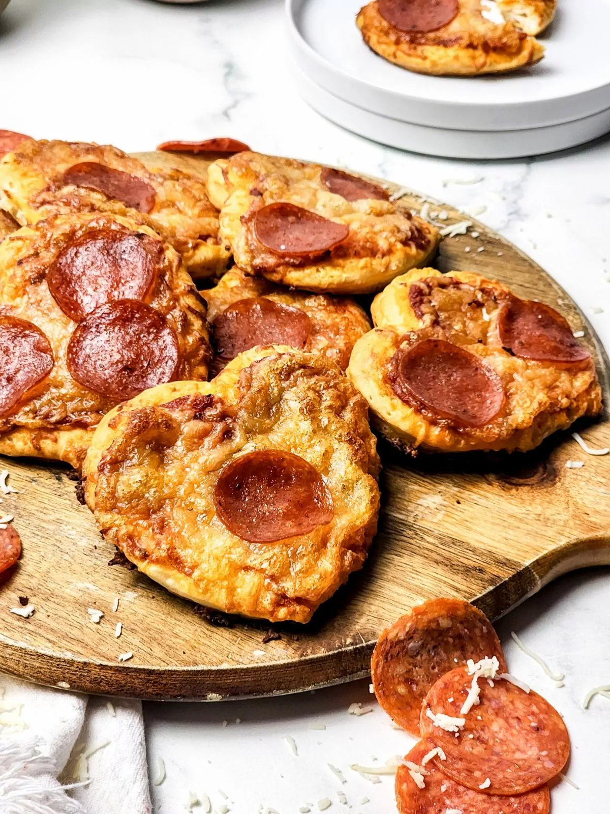 Mini Heart Shaped Pizzas