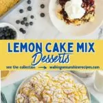 Lemon Cake Mix Desserts Pin