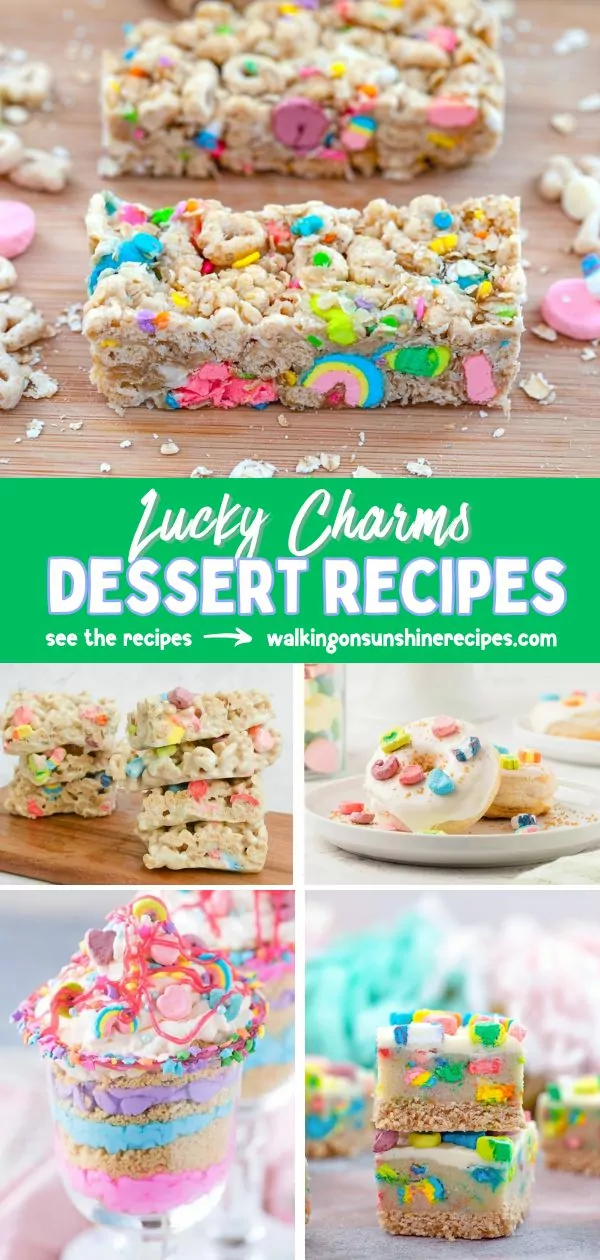 Lucky Charms Dessert Recipes Pin