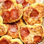 Mini Heart Shaped Pizzas pin