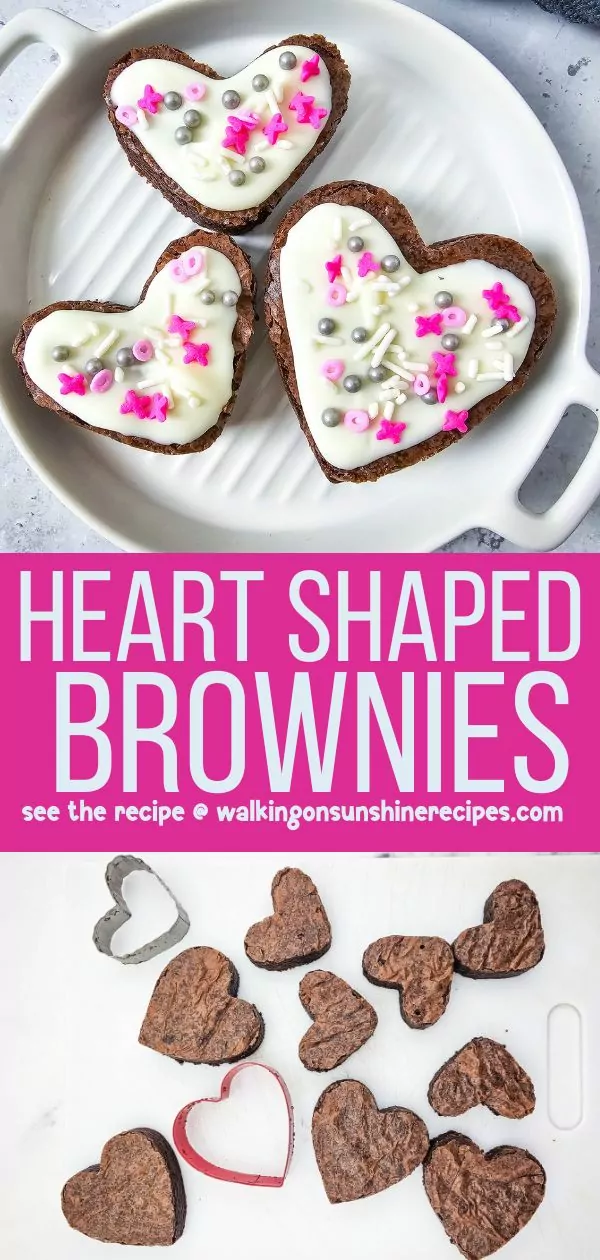 brownie hearts.