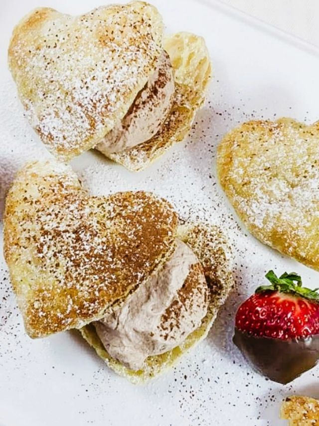 Puff Pastry Valentine's Day Hearts Story