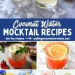 Coconut Water Mocktail Recipes Pin