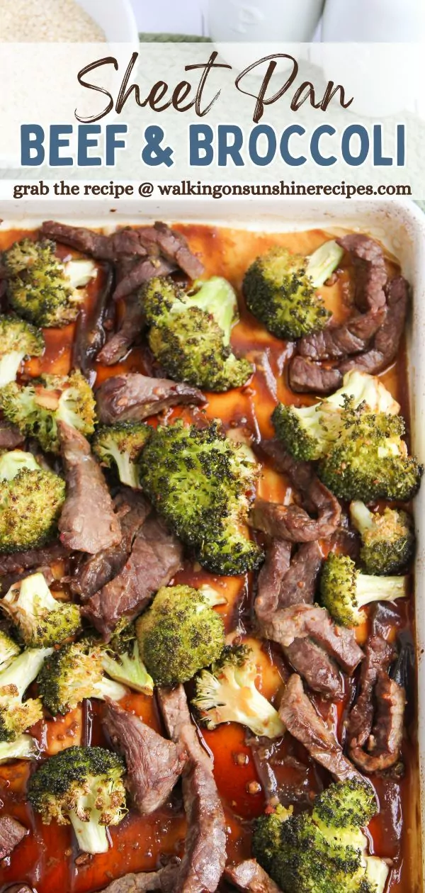 Sheet Pan Beef and Broccoli Pin