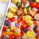 Sheet Pan Sausage and Vegetables Pin