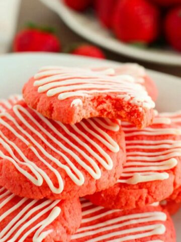 Valentine's Day Cake Mix Cookies-Cover image.